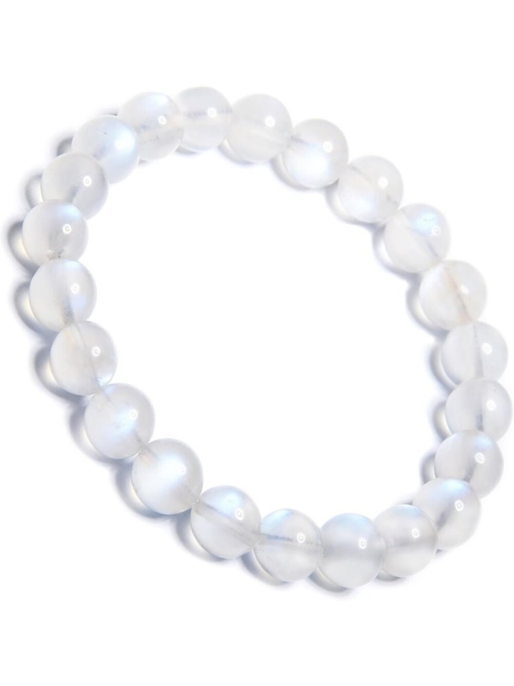 Natural Crystal Gemstone Bracelet | Healing Energy Quartz Bead | Handcrafted